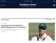 Tablet Screenshot of brisbanetimes.com.au